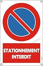 1 Piece Aluminium Reflective Parking Sign 20 x 30 cm Metal No Parking Sign, UV Resistant, Waterproof, with Drilled Holes