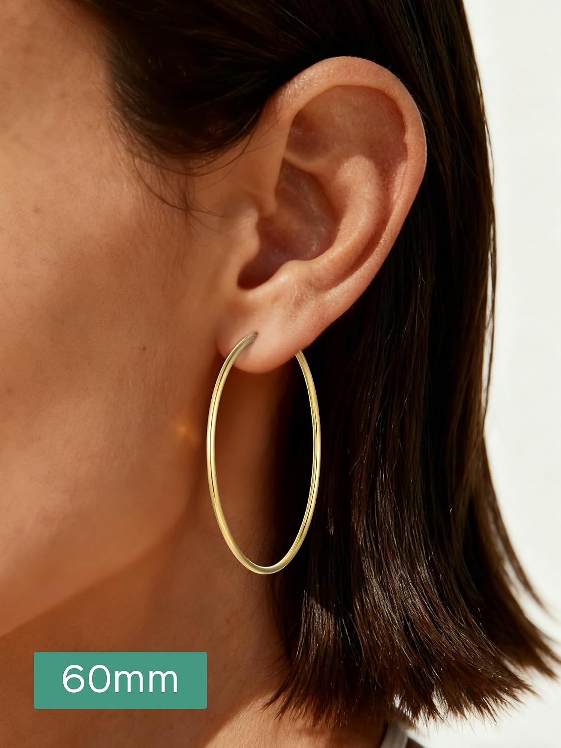 ChicSilver Sterling Silver Hoop Earrings for Women, Sterling Silver Hoops image 2
