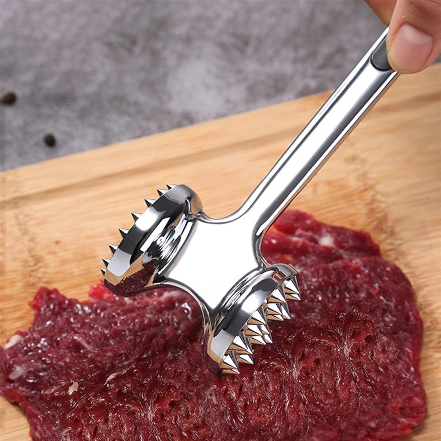 Food Hammer Meat Tenderizer Meat Tools Steak Beef Chicken Hammer Aluminium Metal Mallet Kitchen Tools