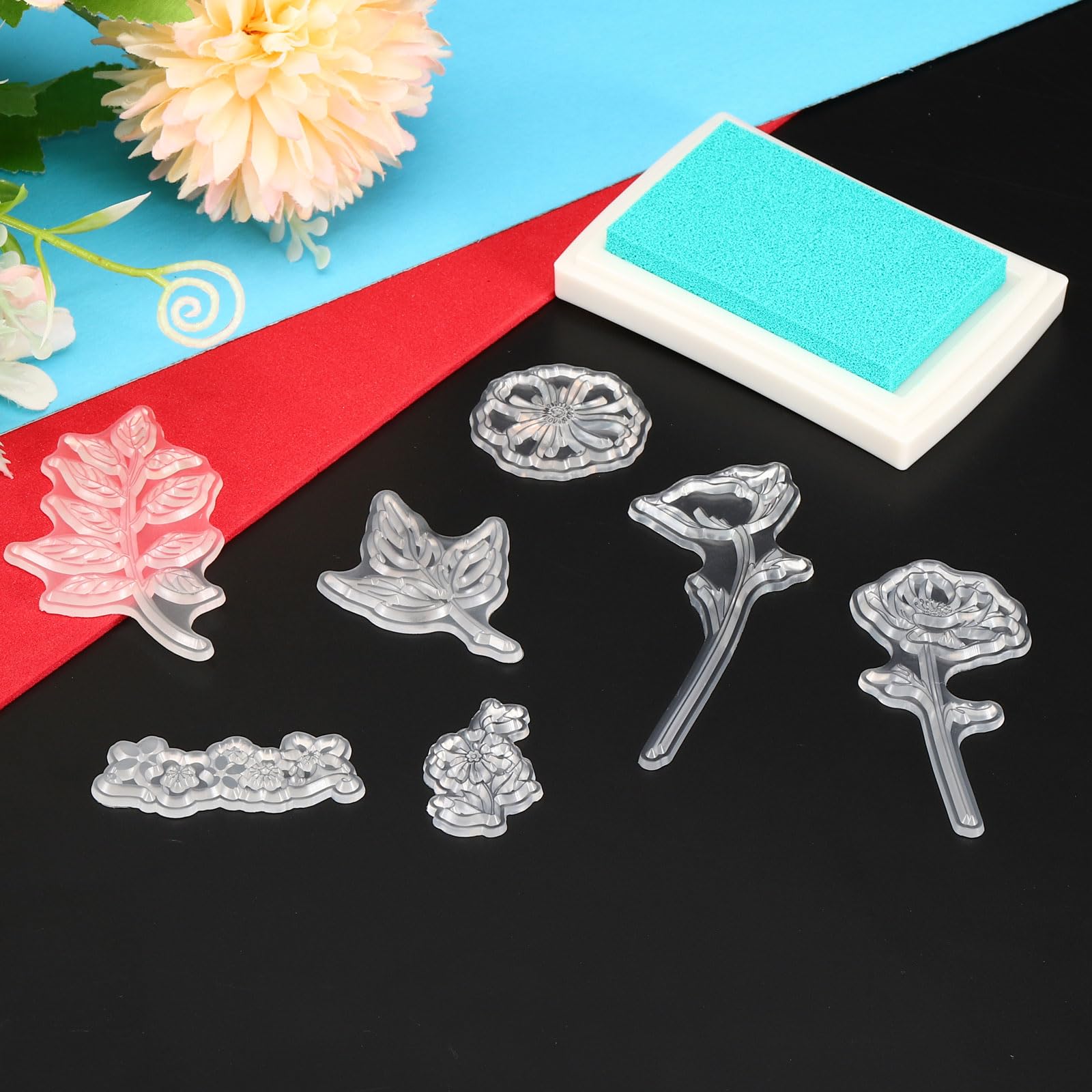 Gepersonaliseerde transparante siliconen stempels met lage minimale bestelhoeveelheid voor het maken van kaarten en scrapbooking | Casso