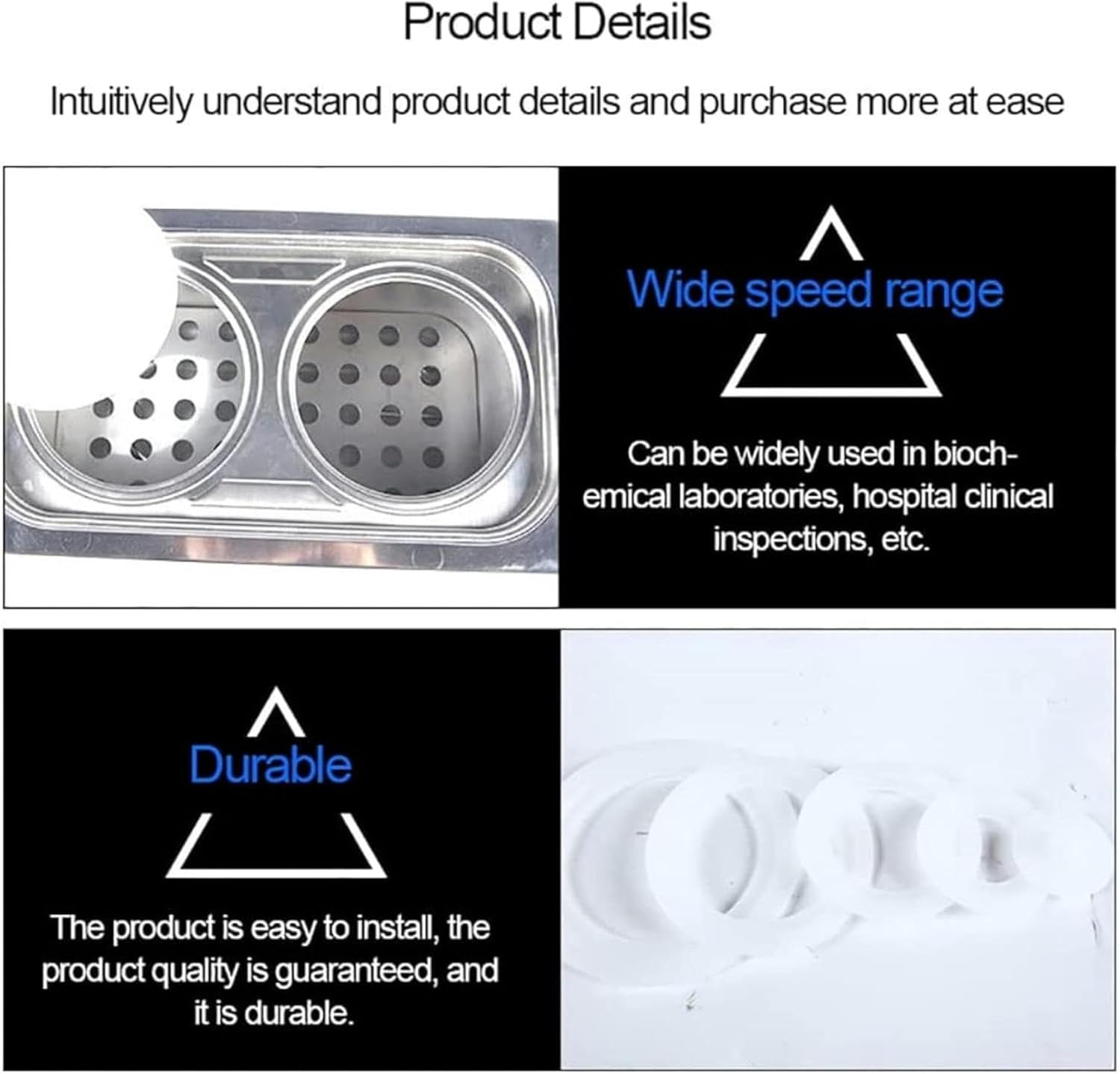 FLTRGO Digital Thermostatic Water Bath, High-Precision Temperature Control Porous Lab Water Bath, 600W~ 1200W, RT to 100°C, Increments of 0.1°C, with Selectable Openings and Timing Function