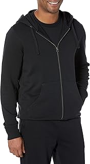 Men's Lightweight Long-Sleeve French Terry Full-Zip Hooded Sweatshirt (Available in Big & Tall)