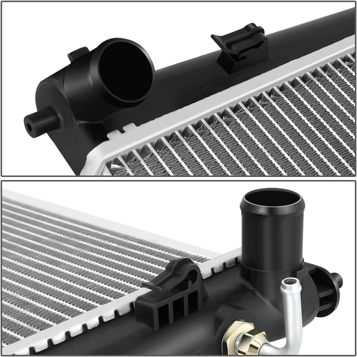 DNA Motoring OEM-RA-13132 1-Row Aluminum Core Radiator Compatible with 10-13 Kia Forte/Forte Koup,23-5/8" W X 17-1/2" H 5/8" D,23-5/8" W X 17-1/2" H 5/8" D