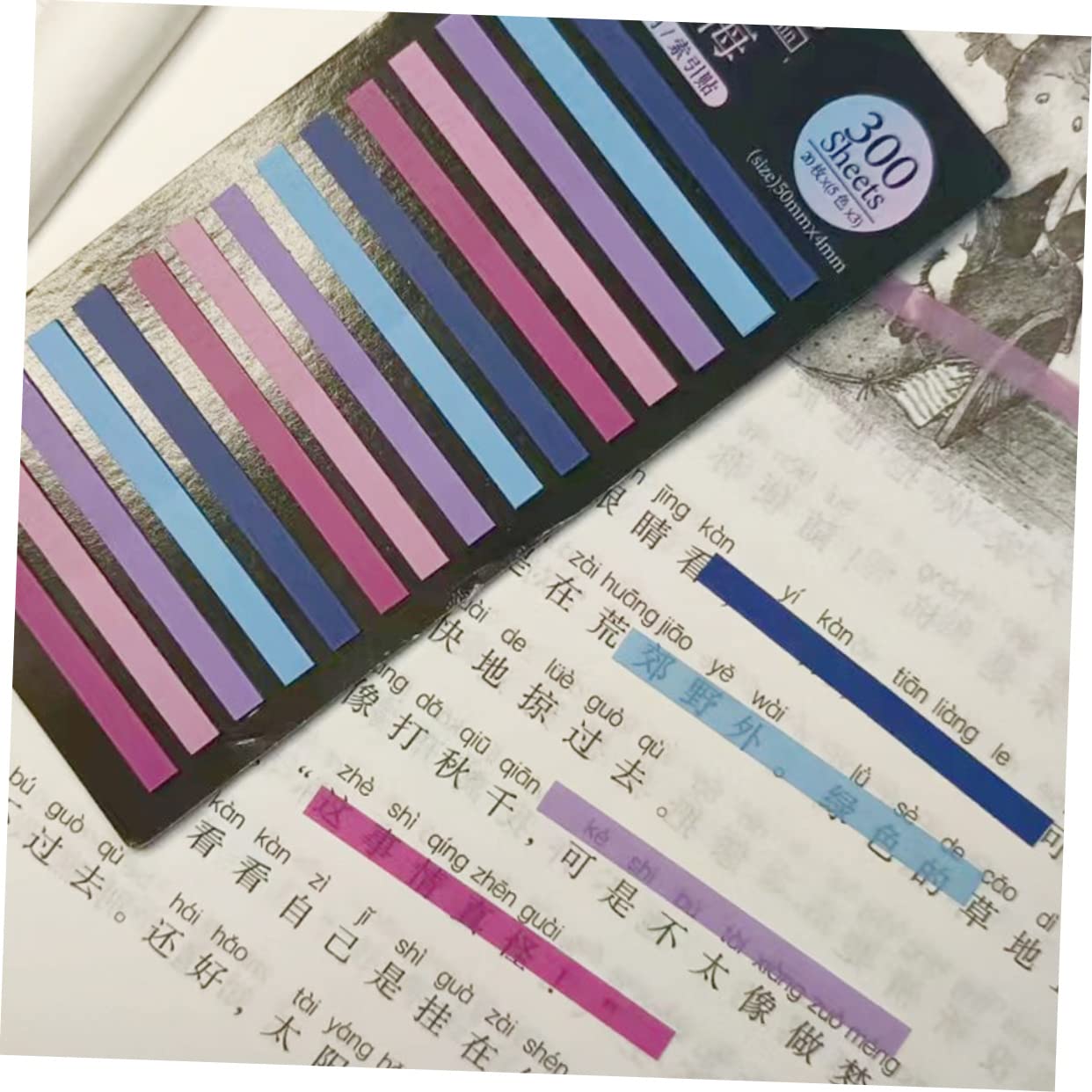 STOBOK 32fogli Segnapagina Colorati Adesivi Per Annotazioni Di Linguette Trasparenti Per Libri e Appunti Per Scuola e Ufficio Facili Da Scrivere e Riutilizzabili