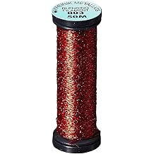 Kreinik Blending Filament 50m Metallic Thread for Sewing, 55-Yard, Red