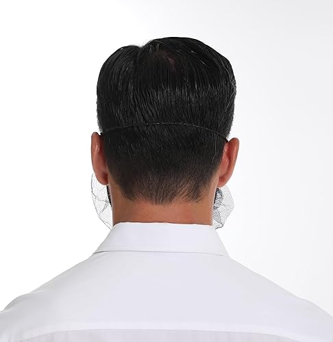 Vista 4 de 200 Pcs Disposable Honeycomb Beard Nets Breathable Food Service Beard Cover