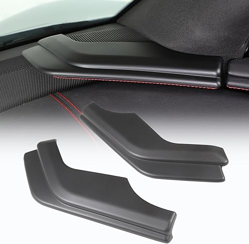 Miniatura 12 de CHEAYAR Cubierta de tablero de control compatible con Chevrolet Corvette C8 Stingray 2020-2023, cubierta de tira de tablero de consola ABS