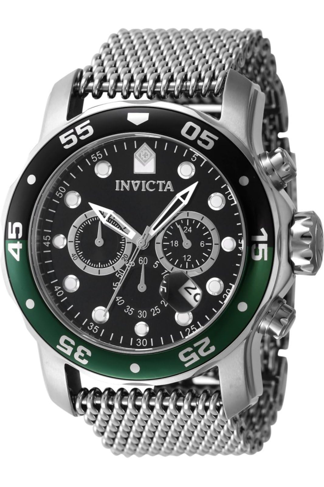 Invicta Men's 47631 Pro Diver Automatic Chronograph Black Dial Watch