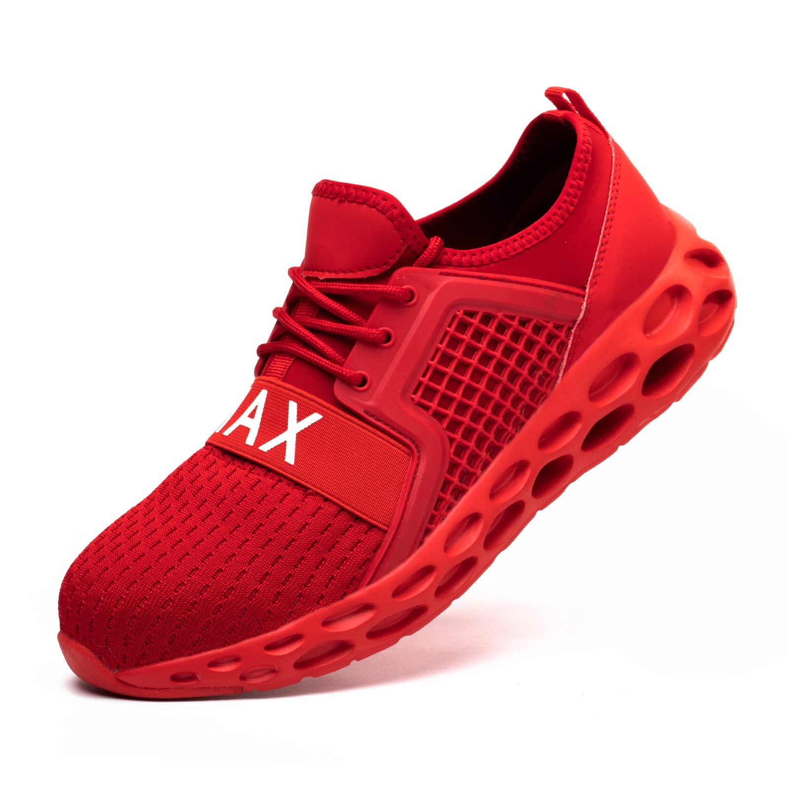 Steel Toe Shoes for Men Comfortable Safety Shoes Non Slip Steel Toe Sneaker