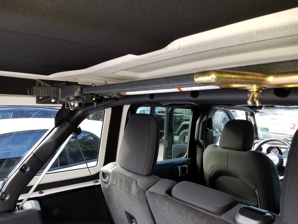 Hi-Lift Jack Mount kit intended for Jeep JL 4-Door Wrangler - Stealth - Made by Dominion OffRoad (Important - Read Fitment Details in Description Below)