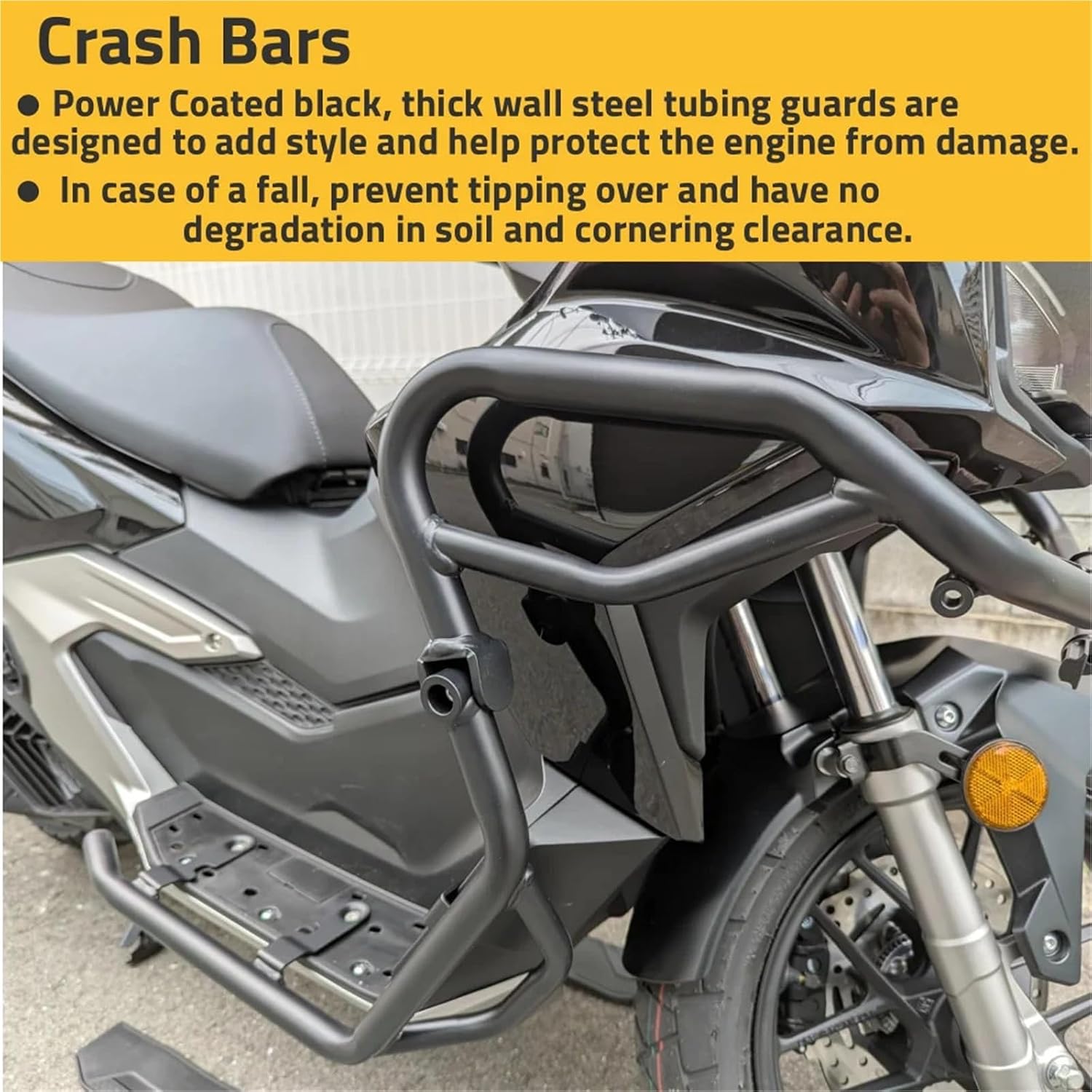for Honda ADV 160 2022 2023 2024 2025 2026 ADV160 Engine Guard Highway Crash Bars Motorcycle Frame Protection Bumper Accessories