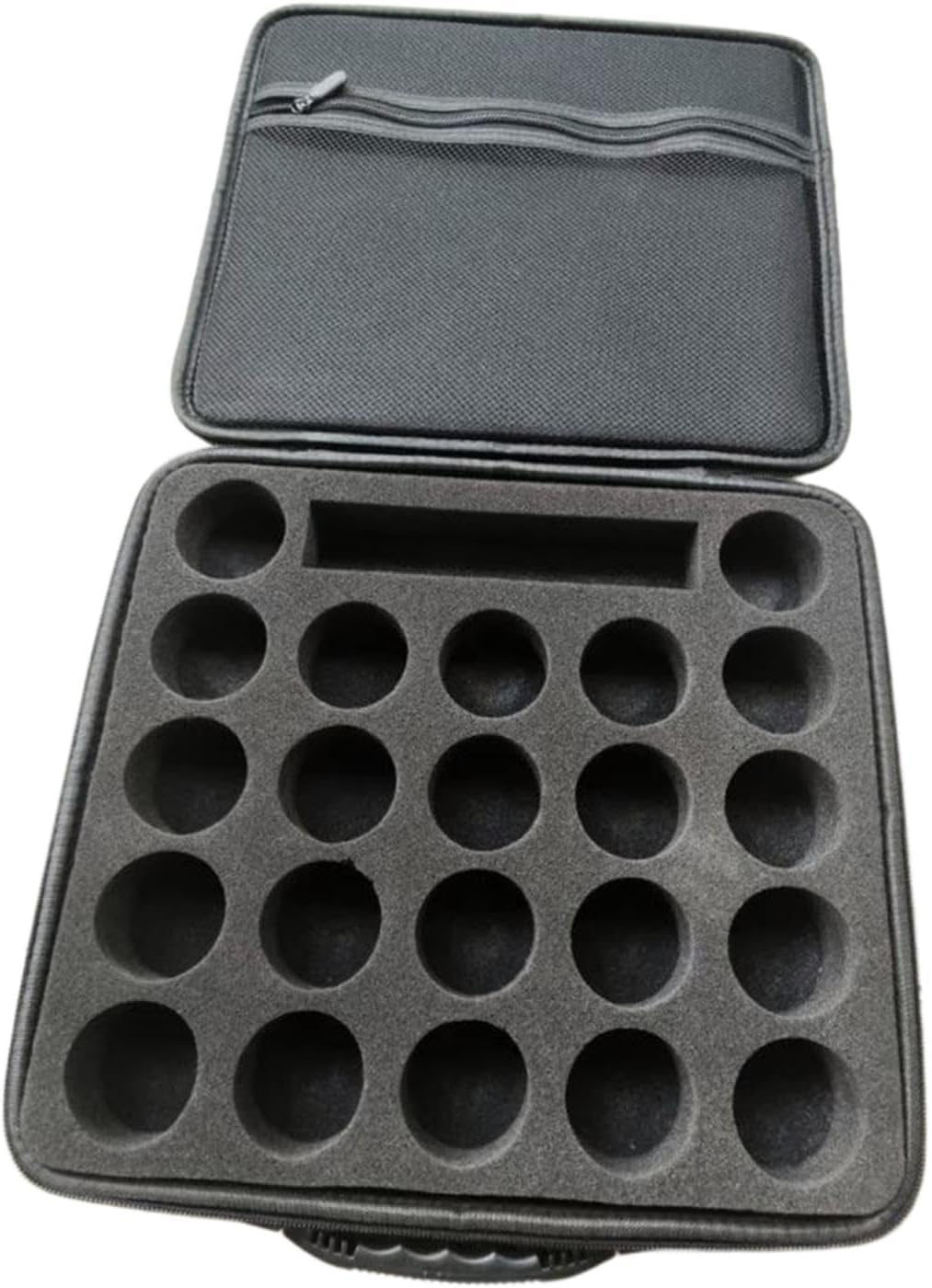 Pool Ball Case, Billiard Carrying Bag, with Handle, with Adjustable Shoulder Strap, Can Holds 22 Balls EVA Travel Holder