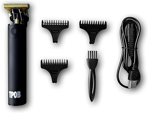 Miniatura 5 de TPOB Ghost X - Cortadora de pelo para hombres, recortadora de pelo profesional sin huecos, recortadora de hoja en T inalámbrica, recargable,