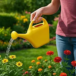 Regador Plantas Chuveirinho Fino 1 Litro Jardim Horta Bicudo Amarelo