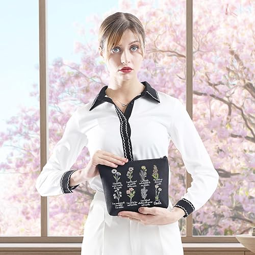 Miniatura 4 de Doula - Bolsa con cremallera  Regalo intuitivo de afirmaciones de trabajadores de parto  Bolsa de maquillaje de apreciación para doulas