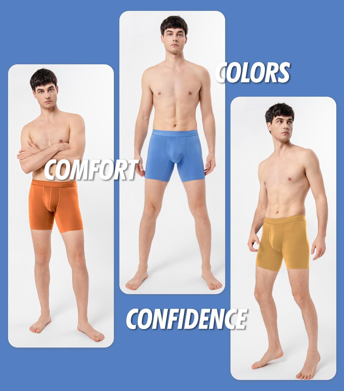 Separatec Valentines Day Mens Underwear with Pouch for Balls, Cooling Boxer Briefs Moisture Wicking, Boxer Briefs for Men - Image 6