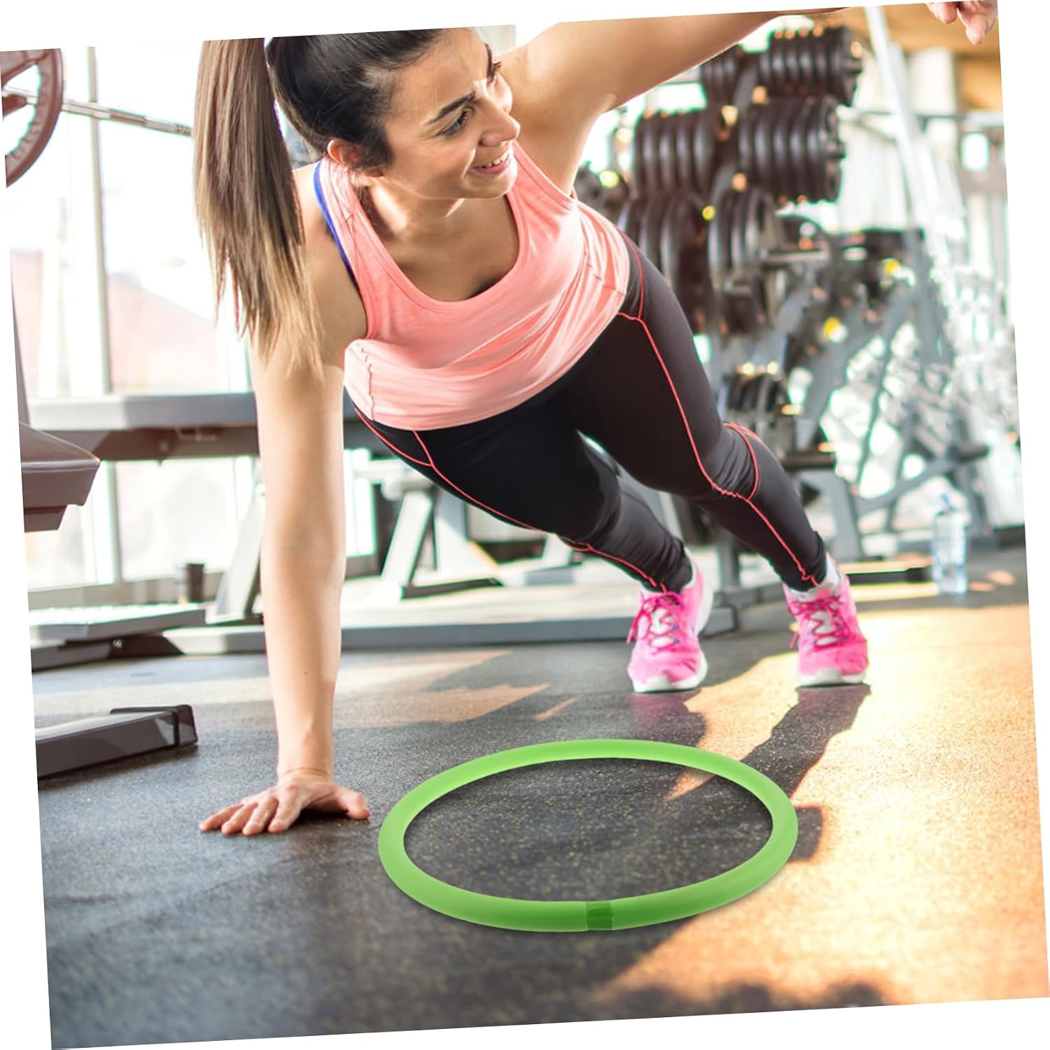 TOYANDONA Indoor Arm Hoop for Comfortable Workout Accessory for Women Nbr Material for Strengthening Muscles and Enhancing Arm Firmness for Yoga and Indoor Exercise