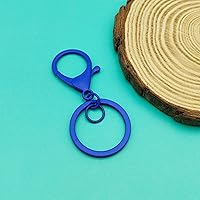 Vista 41 de 30Pcs Lobster Claw Clasps Keychain for Jewelry Making,Metal Lobster Clasp Swivel Trigger Clips with Jump Rings Flat Split Keychain Ring for DIY