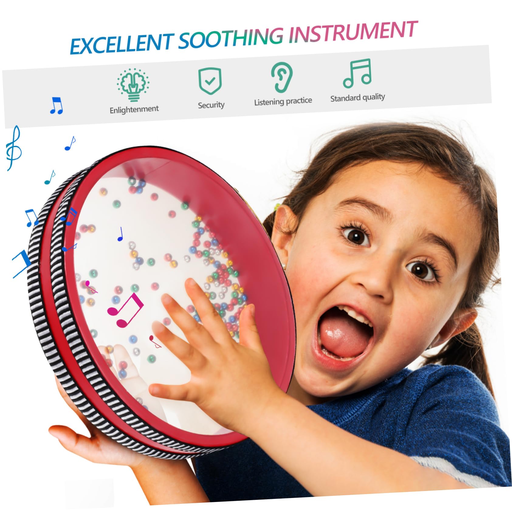 Ozeantrommel und Eisen für Anfänger und Profis mit Entspannender Wellenklangfunktion als Musikinstrument und Geschenk für Familie und Freunde
