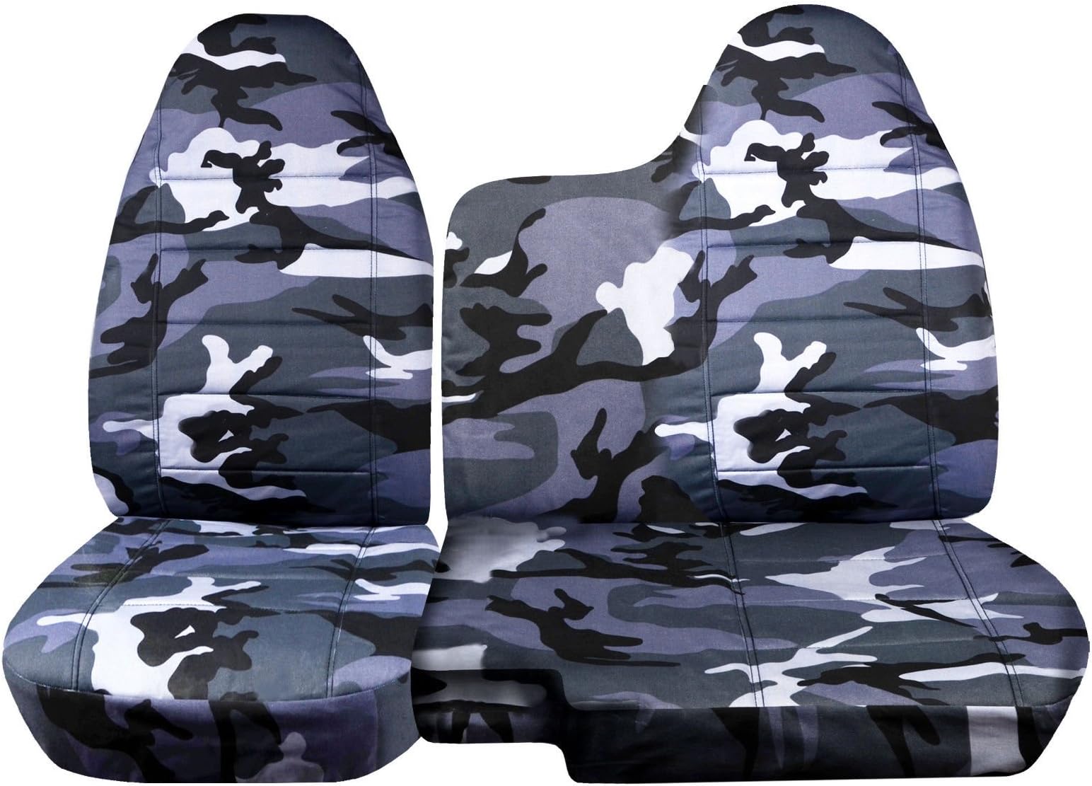 Custom Fit Seat Covers For 1998-2003 Ford Ranger - Front 60/40 High Back Seat Covers - View #11