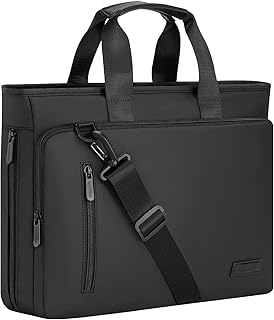 RAINYEAR Estojo expansível para portátil de 15,6 polegadas Bolsa de mensageiro repelente à água para homens, de grande capacidade resistente à rotura para viagem de negócios de escritório bolsa de
