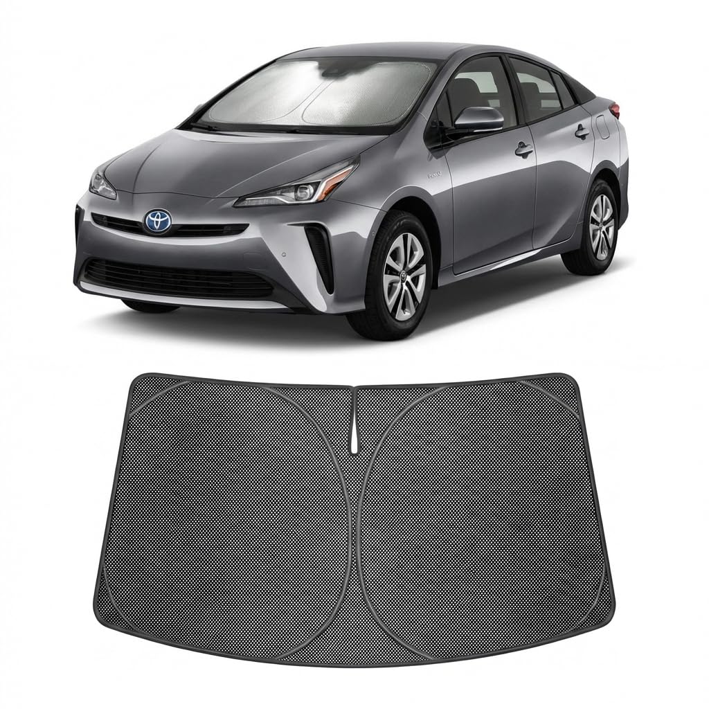 Proadsy Custom Fit 2023-2026 Toyota Prius Windshield Sun Shade, Blocks Heat