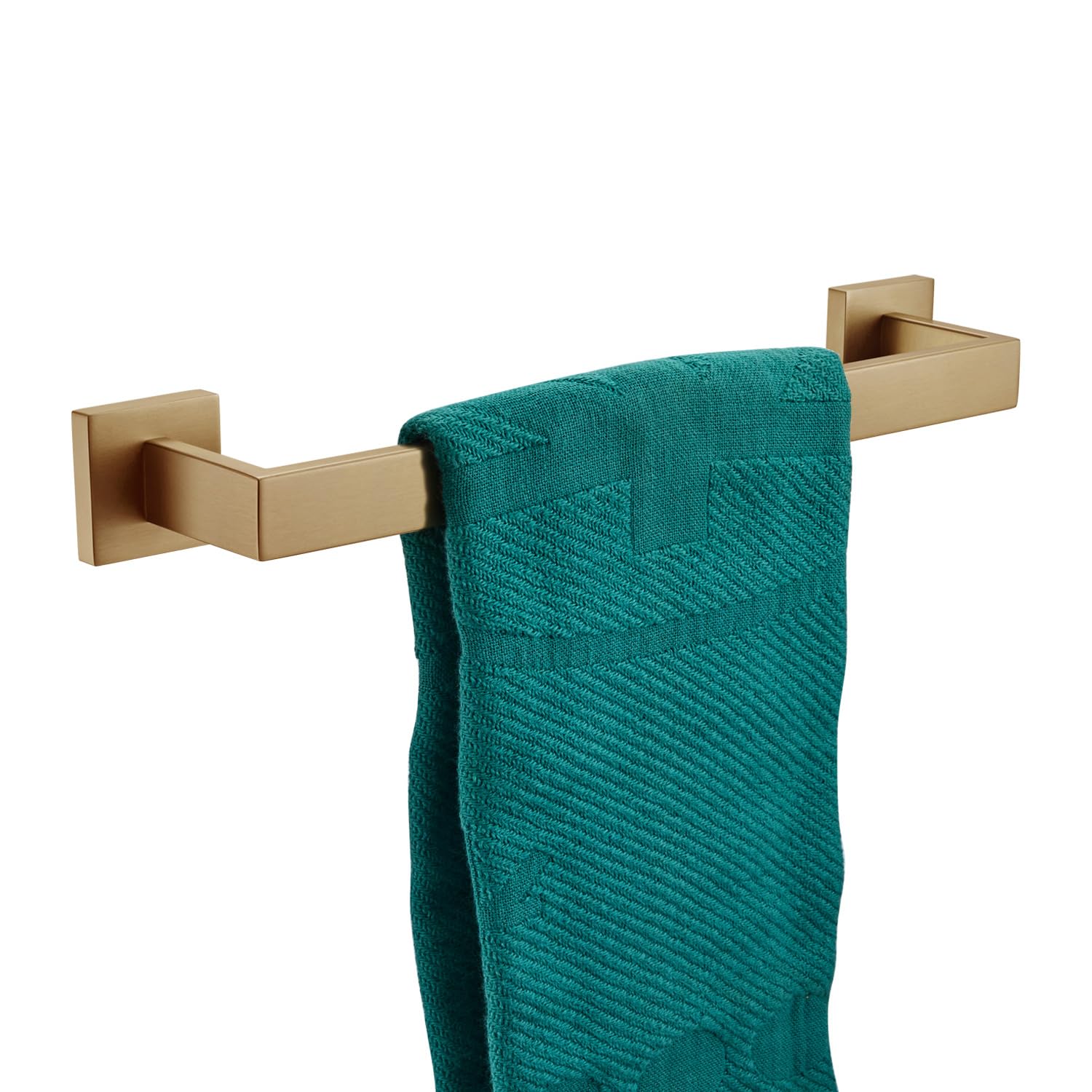 KOKOSIRI 12-Inch Towel Bar for Bathroom Kitchen Towel Holder Wall Mounted SUS304 Stainless Steel Towels Rack, Champagne Bronze B4003CPG-L12
