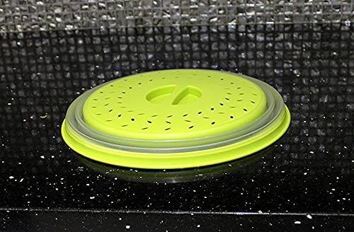 Miniatura 5 de Cubierta protectora de salpicaduras de microondas plegable 2 en 1 de Dependable Industries y colador de lavado de verduras lo último en esencial