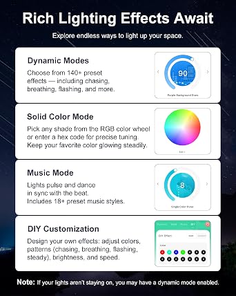 Nexillumi Permanent Outdoor Lights for House, 100ft Smart RGB Outside Lights with 72 Scene Modes, IP68 Waterproof Eaves Lighting for Christmas All Holiday Decorations