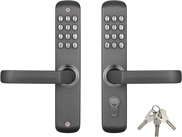 MUTEX Mechanical Keyless Door Lock - Keypad Entry Water & Fire Proof MX230G-D