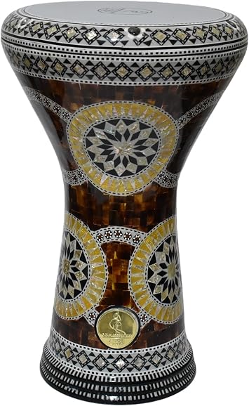 Arabic Darbuka doumbek drum tabla classic 17/17.5 inch inlaid mother of pearl