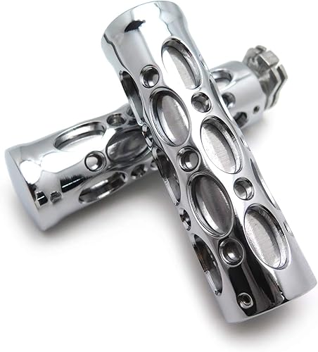 Miniatura 4 de XKMT - Empuñaduras de mano con forma hueca de 78 pulgadas compatibles con Nomad Drifter Vulcan 1600 2000 cromada B00YWCIV4O