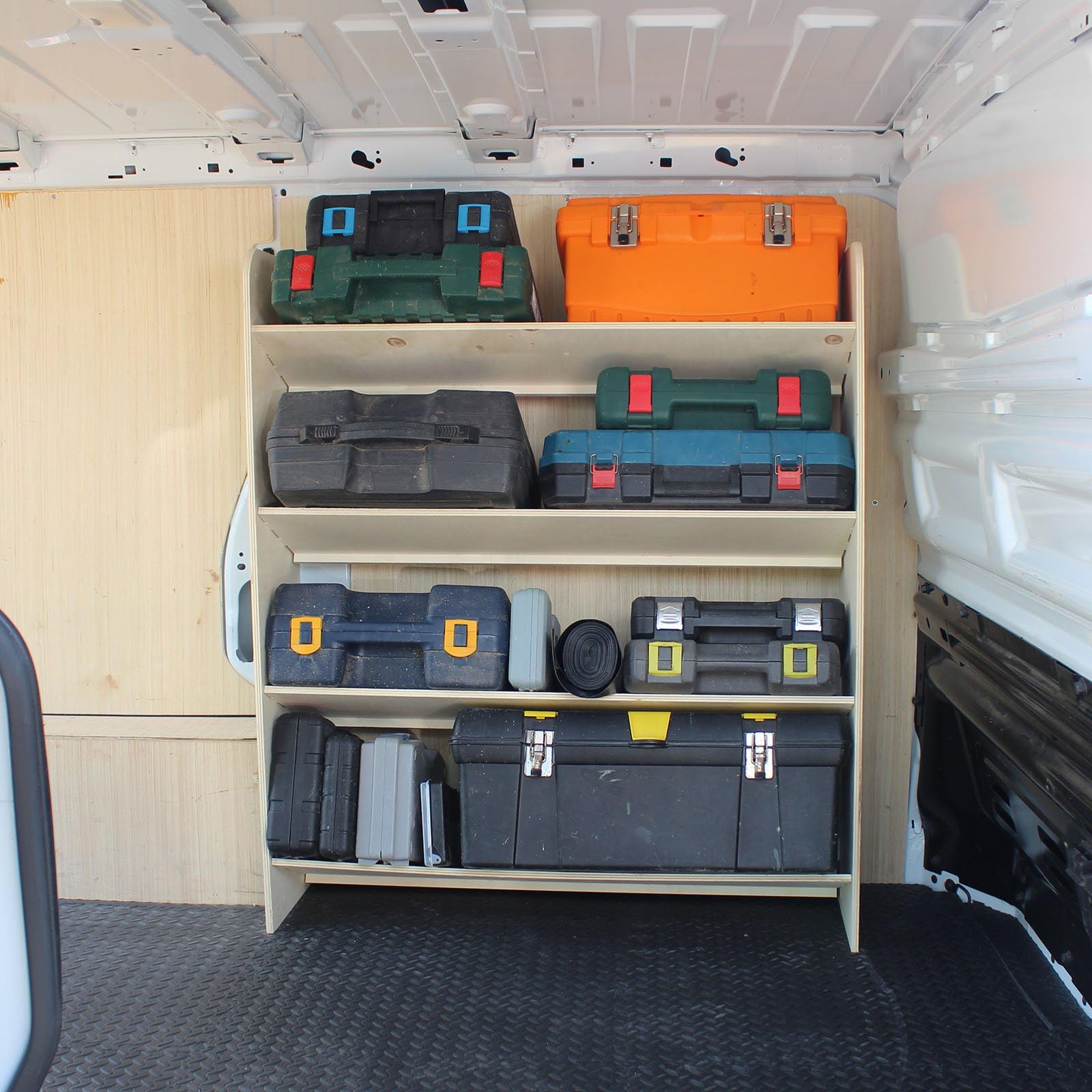 Vanify Estanterías para Furgonetas - Se Ajusta a Renault TRAFIC L1 y L2 2015+ Estantería para Caja de Herramientas