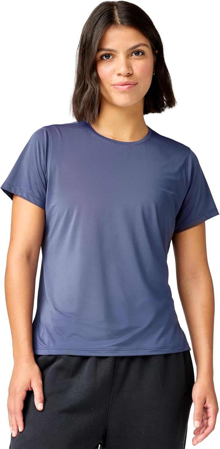 Brooks Women’s Dash Short Sleeve Shirt, Lightweight Moisture-Wicking Performance Fit Running Tee with Reflective Details