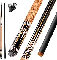 Vista 13 de KONLLEN Carbon Fiber Pool Cue Stick 58-inch Professional Pool Sticks for Adults Full Carbon Technology Low Deflection Pool Cue Billiard Cues with