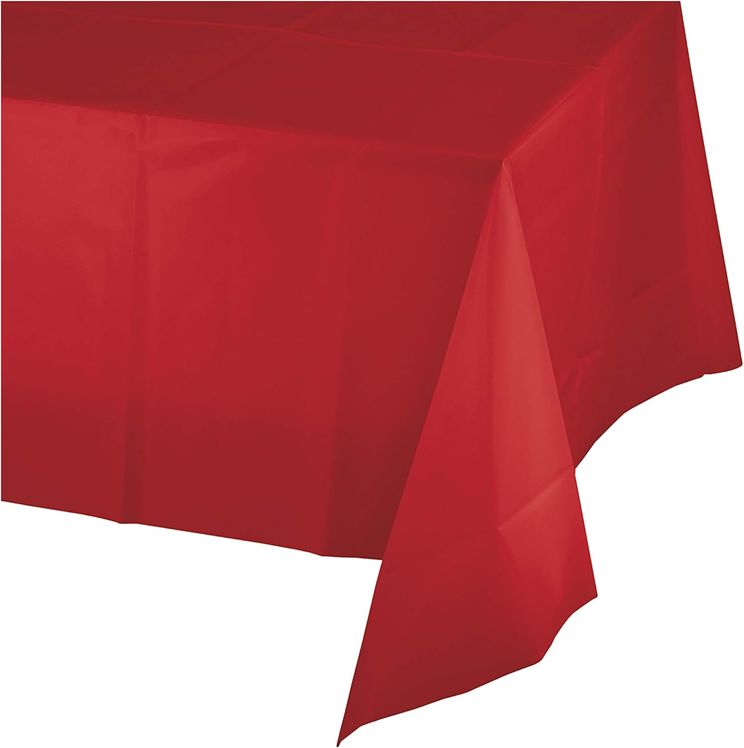 Creative Converting Classic Red Plastic Tablecloths, 3 ct
