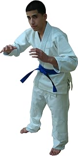 Good Luck Jiu Jitsu Kimono White 000 Competition Uniform, Martial Arts, Kickboxing Training Uniforms, Pre-Shrunk, Ultra Light weight Uniforms Soft Fabric