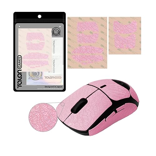 Vista 90 de TALONGAMES Grip Upgrade - Cinta de agarre antideslizante para ratón, compatible con Logitech G Pro Wireless Gaming Mouse Skins, patrón de ondas