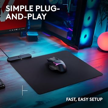 Logitech G POWERPLAY 2 Wireless Charging Mouse Pad - Black