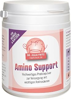 napfcheck Amino Support – Proteinpulver für Hunde und Katzen - 300 g