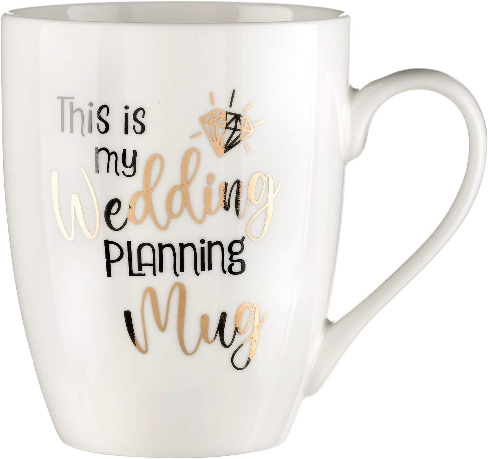 Lillian Rose Wedding Planning Coffee Mug, 4", Cream (CM100 WP)