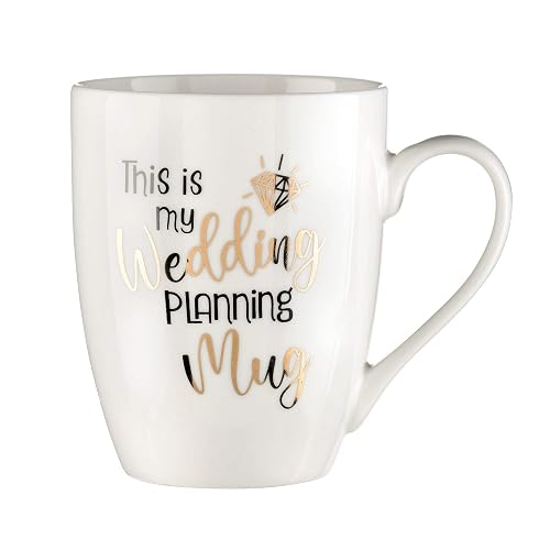 Lillian Rose Wedding Planning Coffee Mug, 4", Cream (CM100 WP)