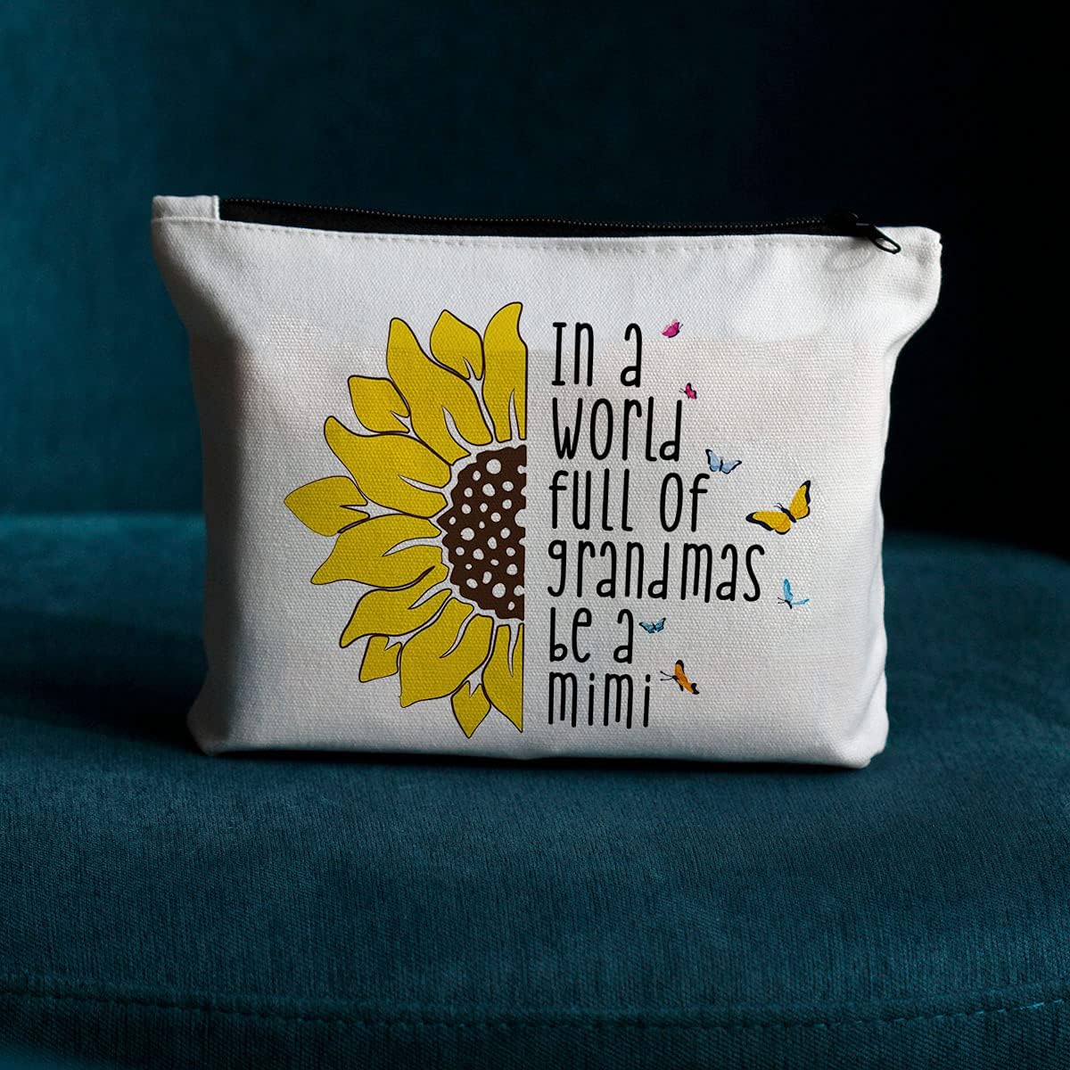 JIUWEIHU Mimi Gifts Makeup Bag, New Grandma Gifts First Time Cosmetic Bags image 5
