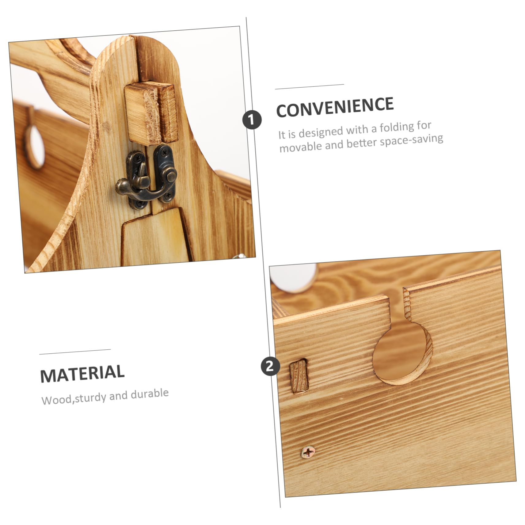 Holz-Aufbewahrungskorb, Klapptisch, Korb, Hochzeit, Blumenkorb, Holz, Outdoor, Campingtisch, Holz, Küchentisch, Outdoor-Tische, Picknicktisch, Campingausrüstung, Holz-Picknicktisch-Set/1019
