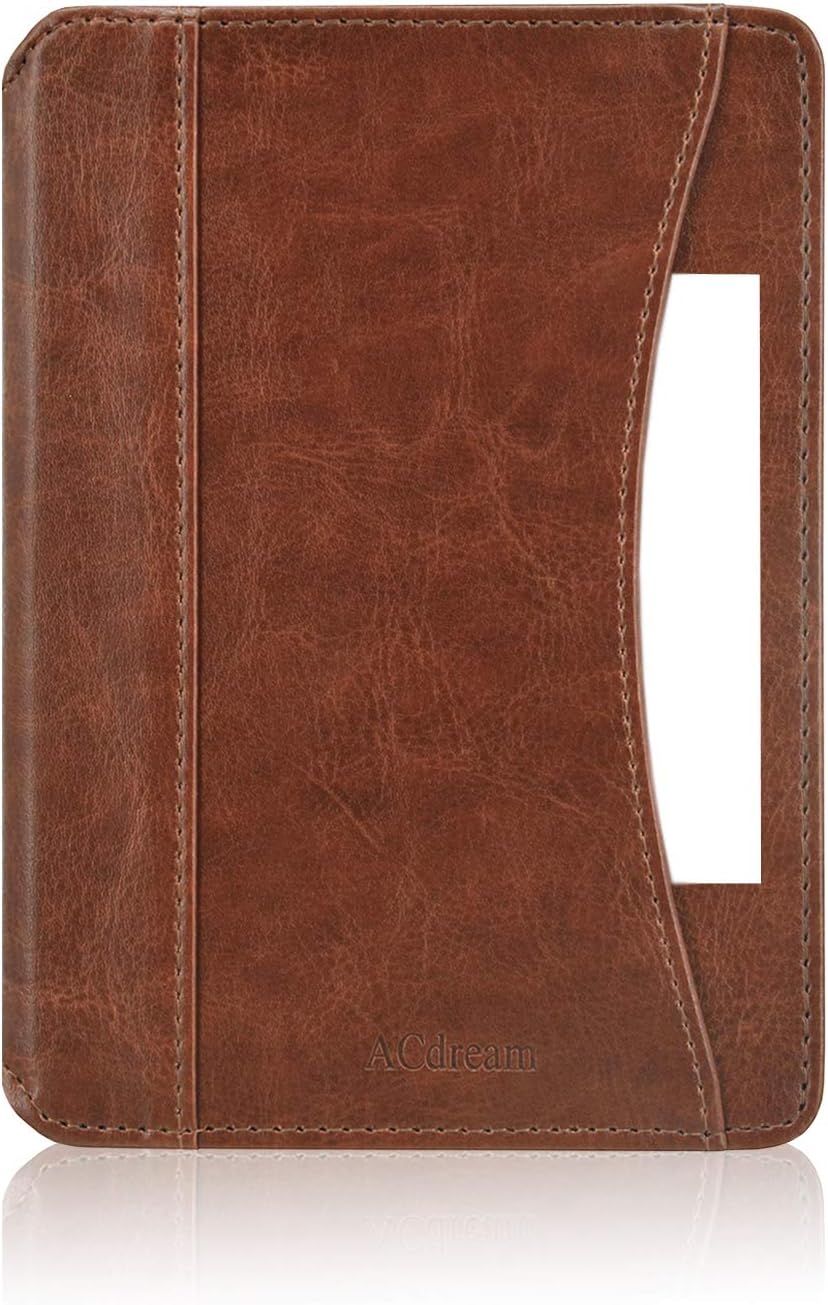 ACdream Case Fits Kindle Voyage 2014 Release, Folio Smart Cover Leather Case with Auto Wake Sleep Feature for Amazon Kindle Voyage, Brown