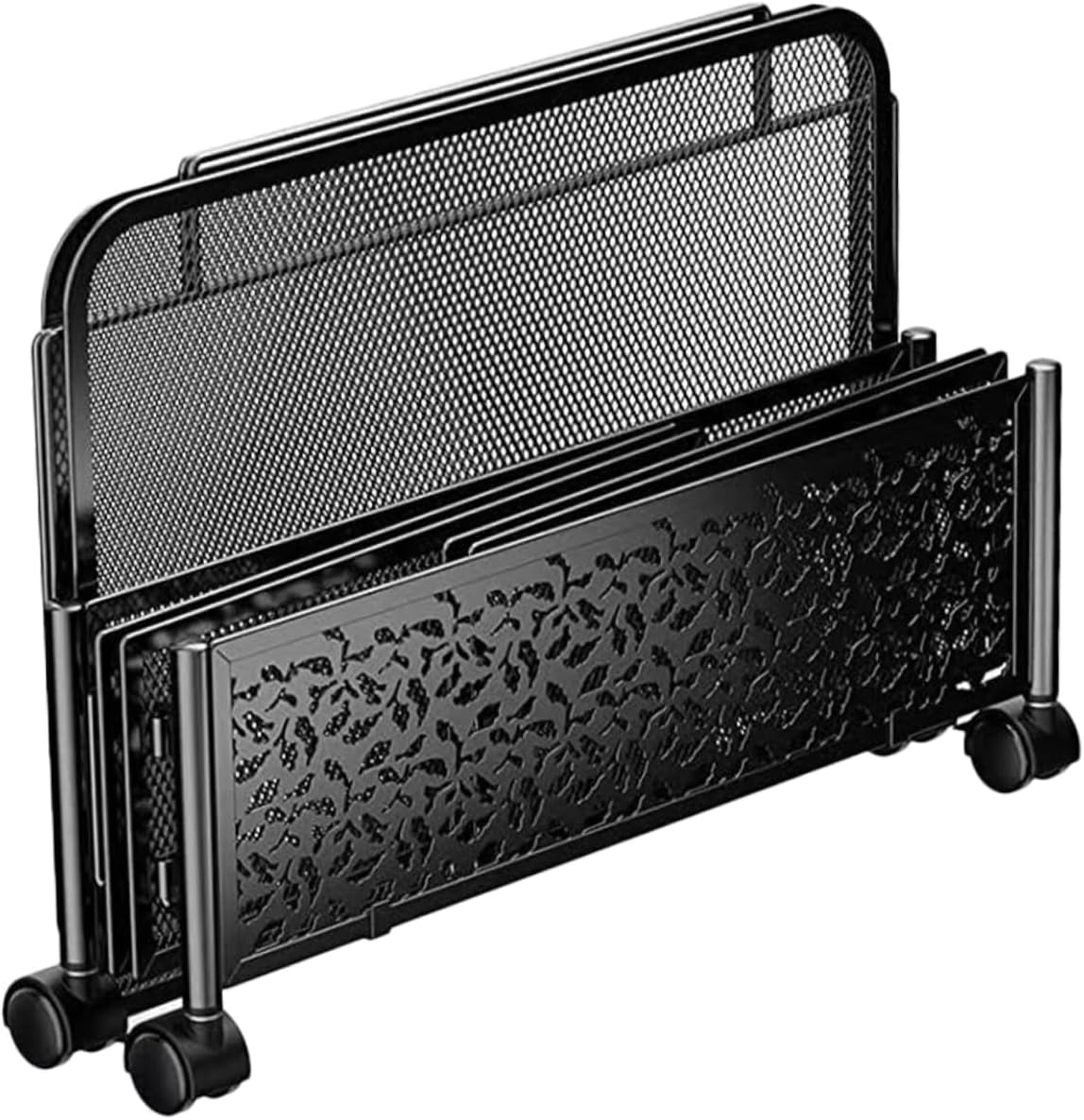 Cabilock under Bed Storage Wheel Large under Bed Storage Container Metal Mesh Organize Seasonal Items