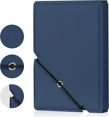 Miniatura 2 de Álbum de fotos de 28 bolsillos para cámaras instantáneas Fujifilm Instax Mini 70 7s 8 8+ 9 11 25 50s 90, Polaroid PIC 300, lomógrafos (azul marino)