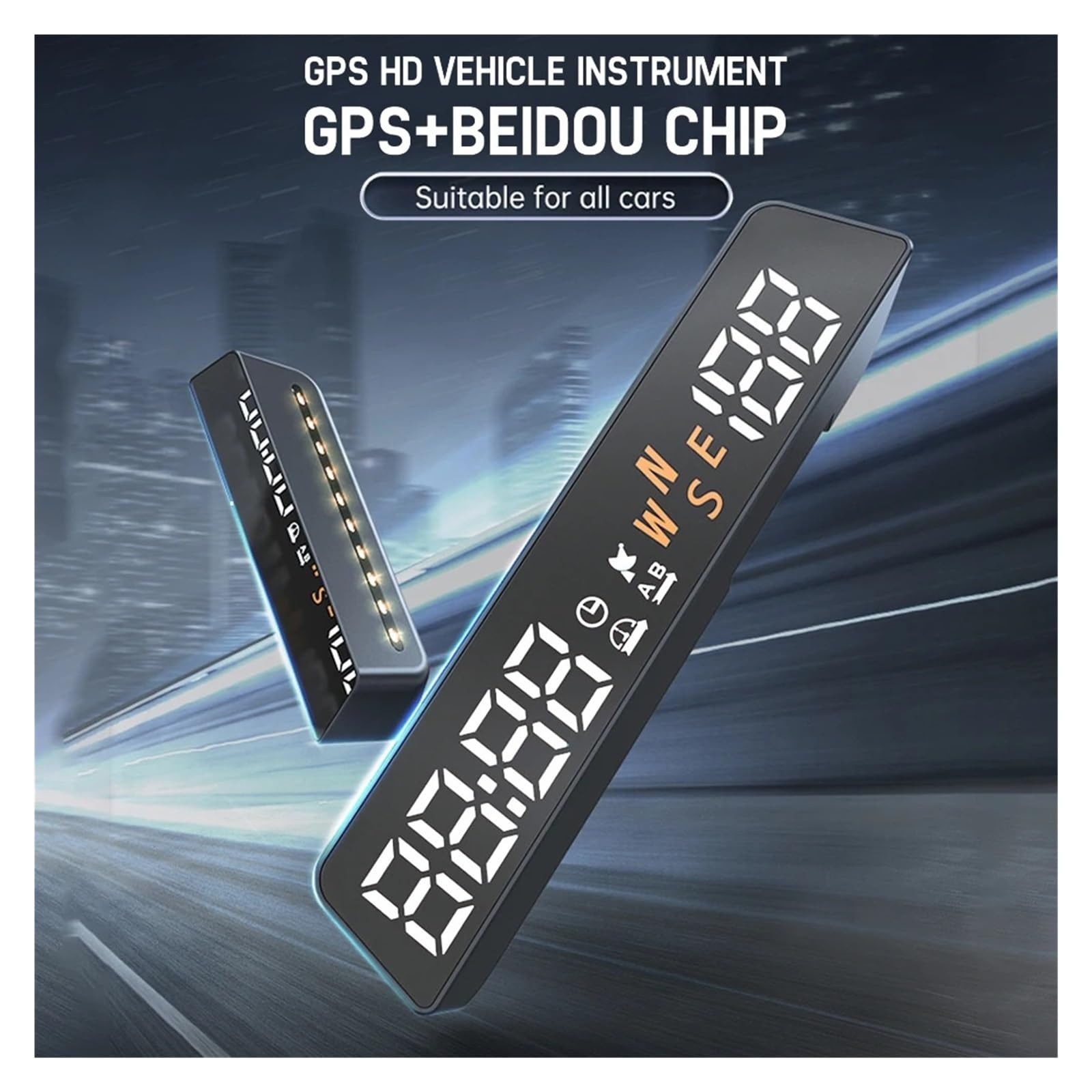 Panele Instrumentów Samochodowych Samochodowy Wyświetlacz HUD GPS Head-Up Elektronika Samochodowa Projektor HUD Wyświetlacz HD Cyfrowy Alarm Przekroczenia Prędkości Dla Wszystkich Samochodów
