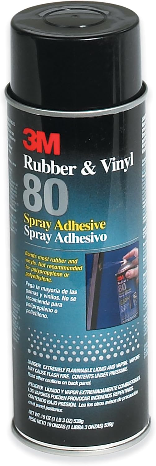 3m 80 18 Oz Rubber & Vinyl 80 Spray Adhesive