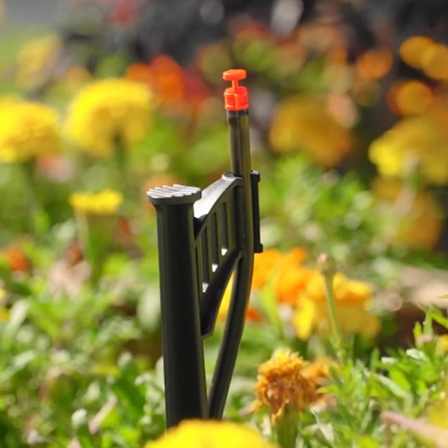 Drip Irrigation Parts, 50pcs 13 inch PP Plastic Drip Irrigation Stakes, Tubing Holder Stakes for Greenhouse, Garden, Flower Beds, & Easy-to-Install Accessories